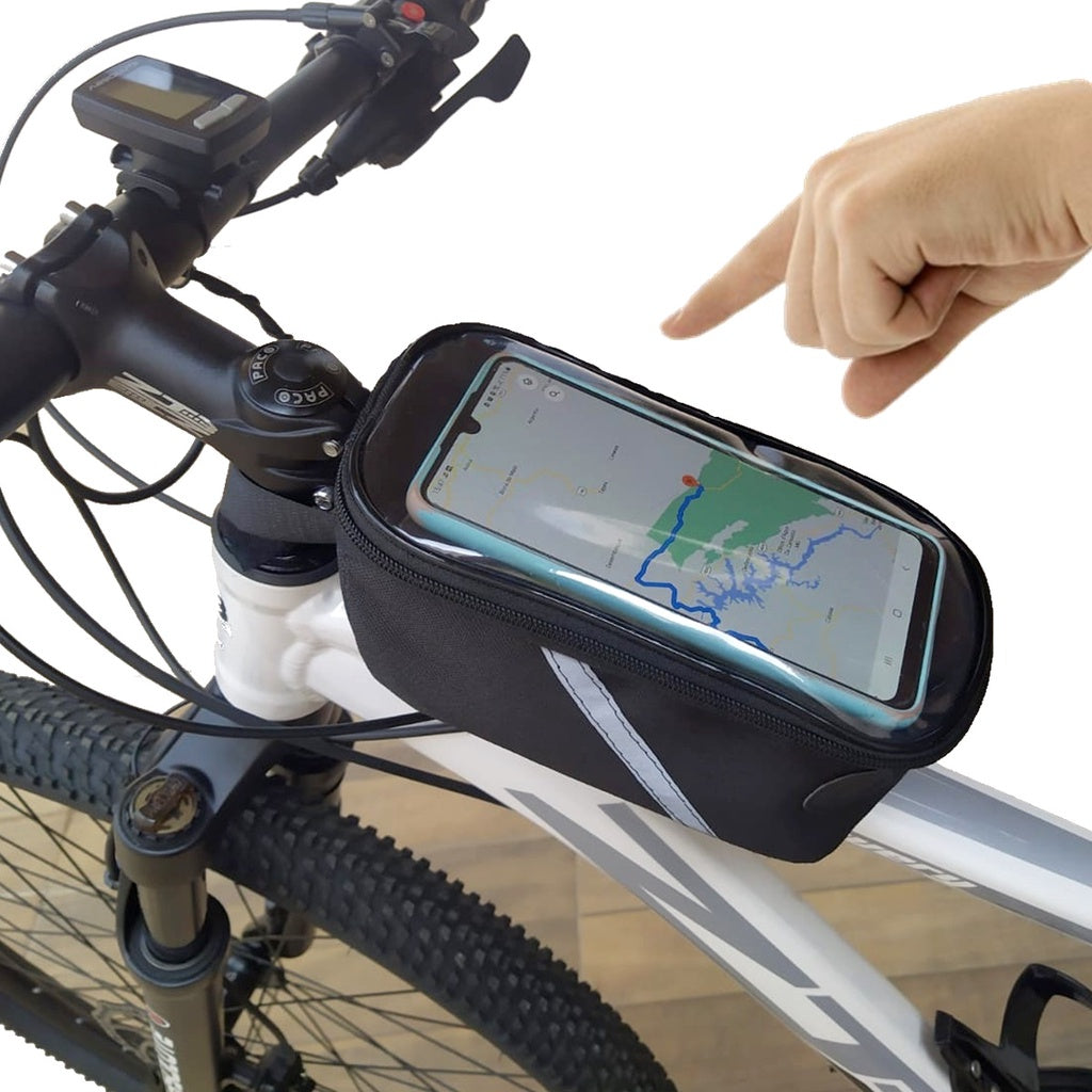Porta Celular e Documento para Bicicleta à Prova D'água - Acompanhe Suas Rotas com Segurança - Kaype Store