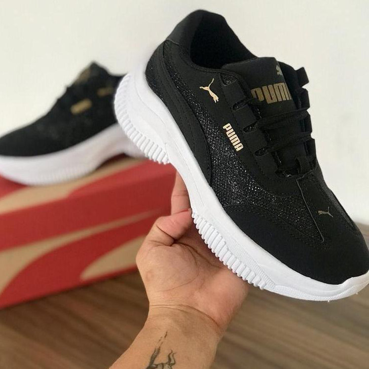 Tênis Plataforma Blogueiras Feminino Confortável e Resistente - Kaype Store