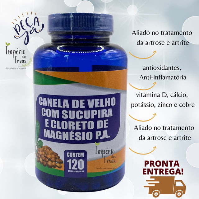 Canela de Velho + Sucupira: A Natureza ao Seu Favor na Luta Contra Dores e Inflamações - Kaype Store