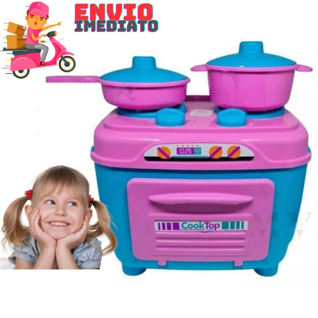 Kit Fogãozinho + Panelinhas Cozinha Infantil - Kaype Store