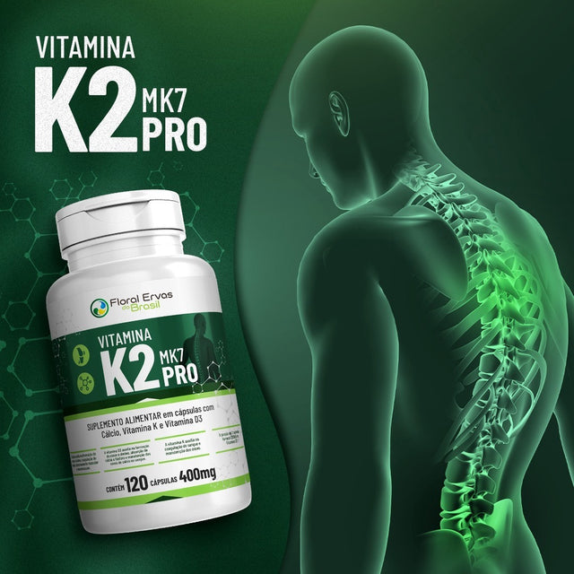 Vit K2 Pro + D3 e Cálcio - Kaype Store
