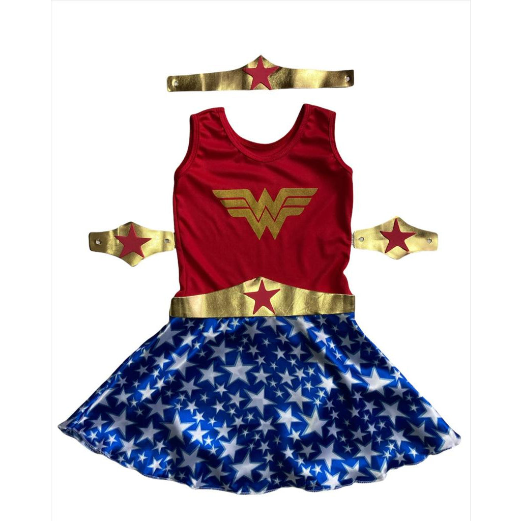 Fantasia Infantil Mulher Maravilha - Kaype Store