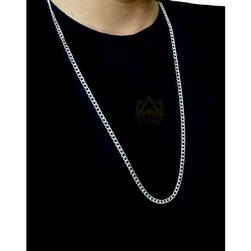 Conjunto de Corrente e Pulseira Banhado a Prata 925 - Kaype Store