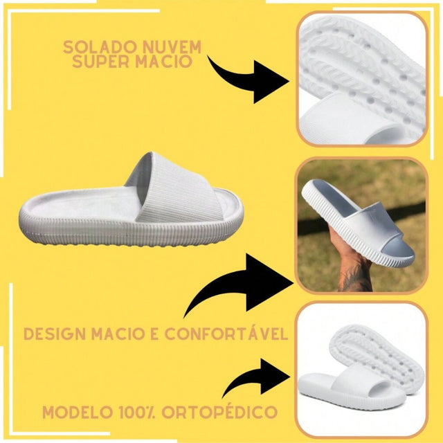 Chinelo Nuvem Original Ortopédico - Versão 2024/2025 Com Absorção de Impacto