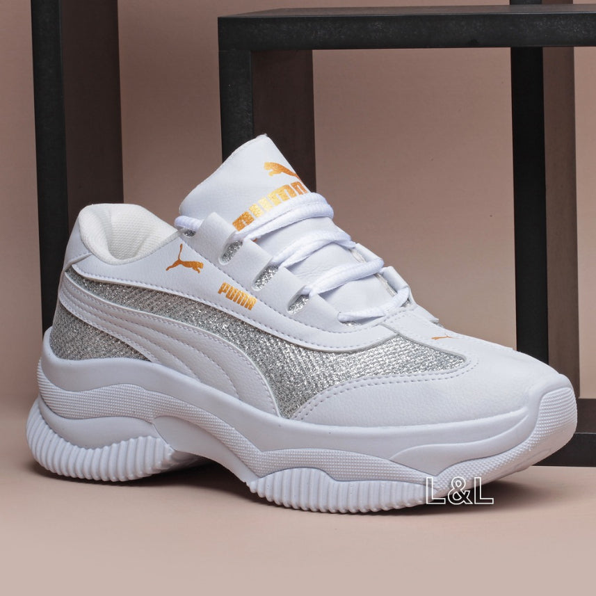 Tênis Plataforma Blogueiras Feminino Confortável e Resistente - Kaype Store