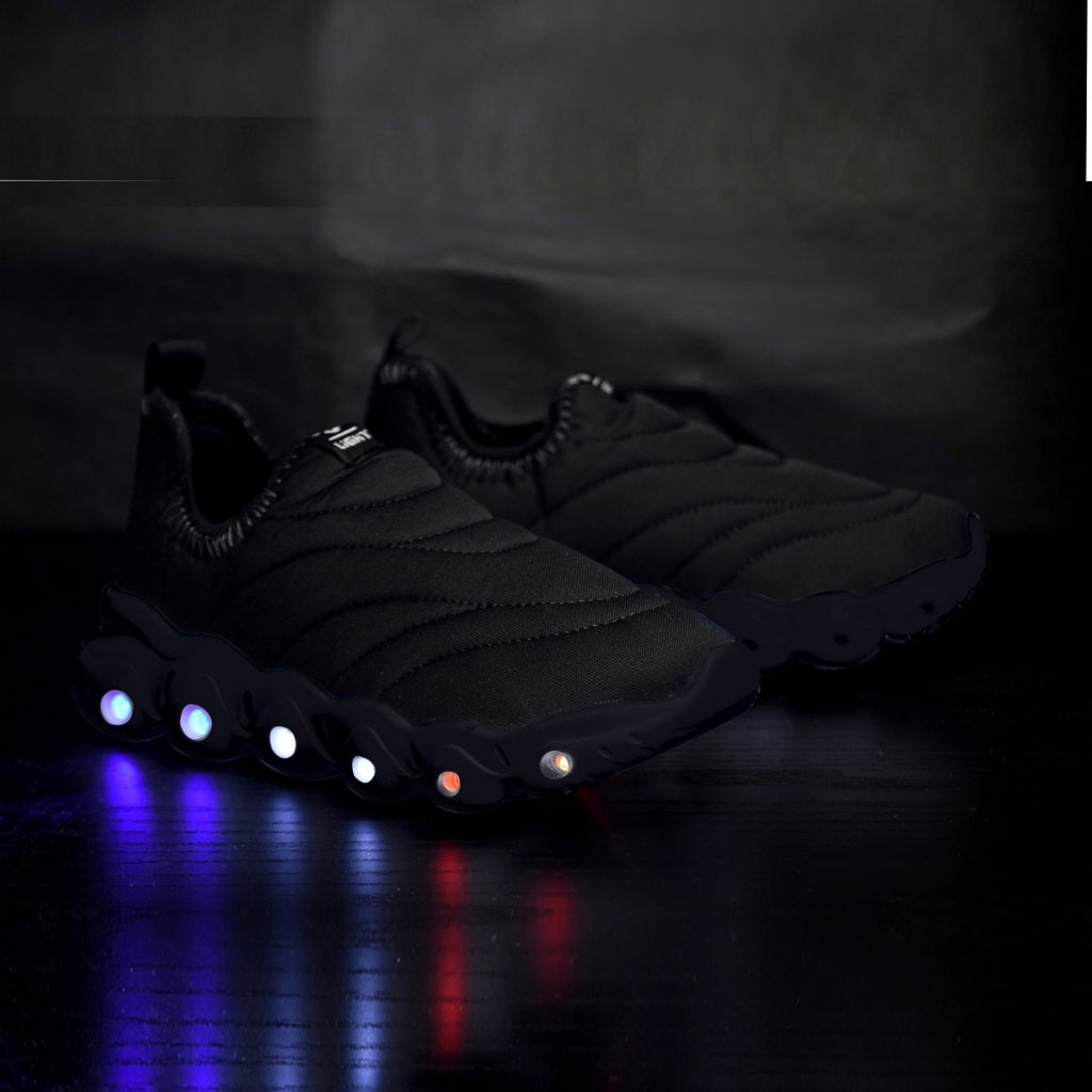 Tênis Infantil de Led Feminino e Masculino - Oculos e Relógio Infantil de Brinde