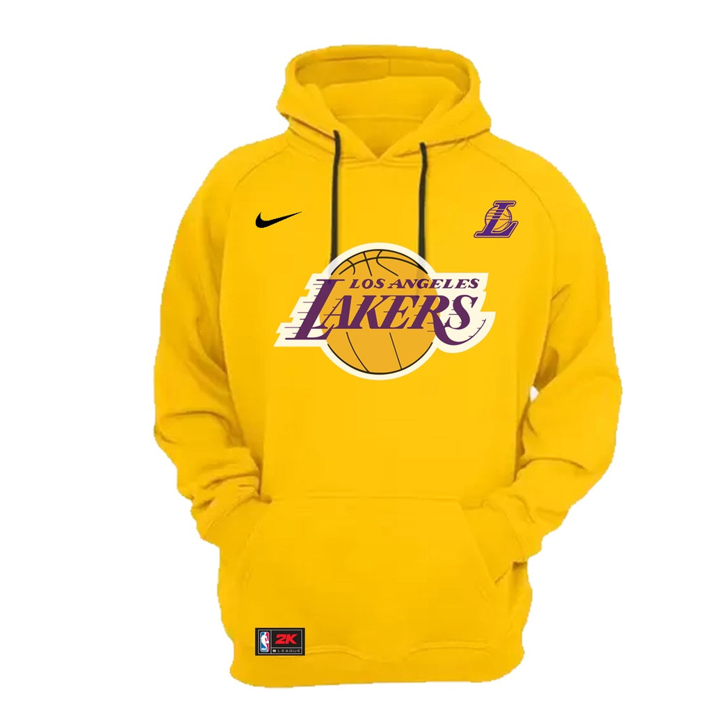 Blusa de Frio Moletom com Bolsos Lakers - Kaype Store