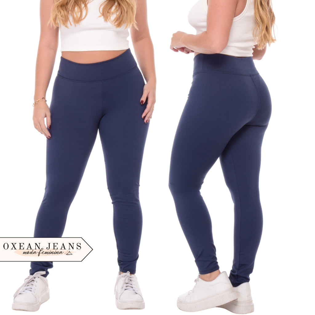 Calça Legging Flanelada Grossa Peluciada Forrada Por Dentro com Costura Reforçada - Kaype Store