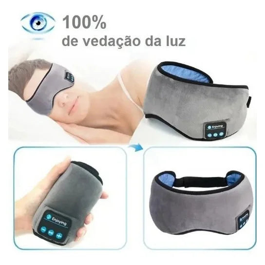 Máscara de Dormir Confort - Com Fone Bluetooth