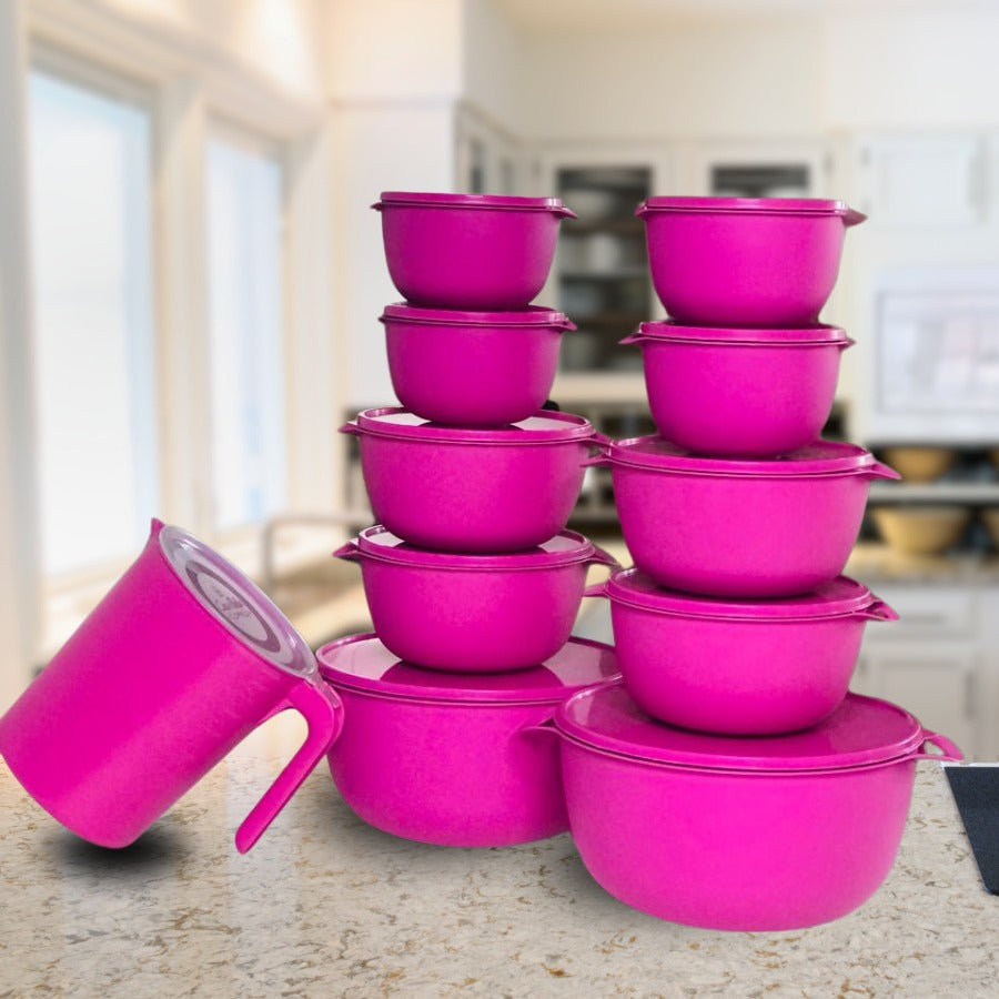 Kit 10 Potes Estilo Bowl + Jarra Brinde - Kaype Store