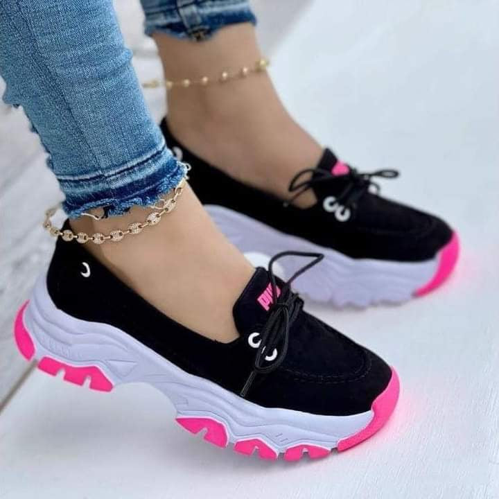 Mocassim Sapatilha Feminino Plataforma Tratorada - Conforto e Estilo em Cada Passo - Kaype Store