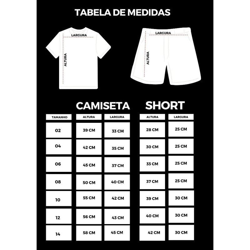 Conjunto Infantil Uniforme Argentina Messi - Shorts + Camisa