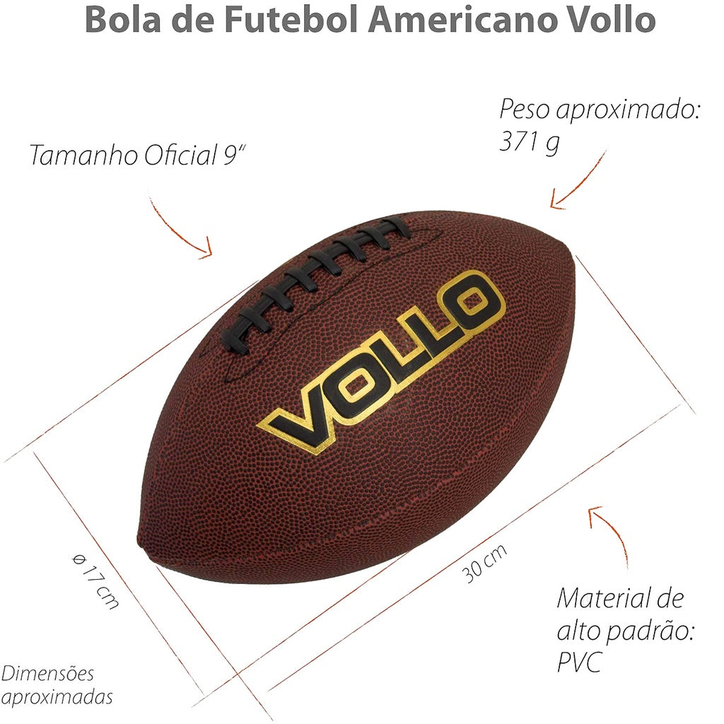 Bola de Futebol Americano Profissional Tamanho Oficial 9 - Kaype Store