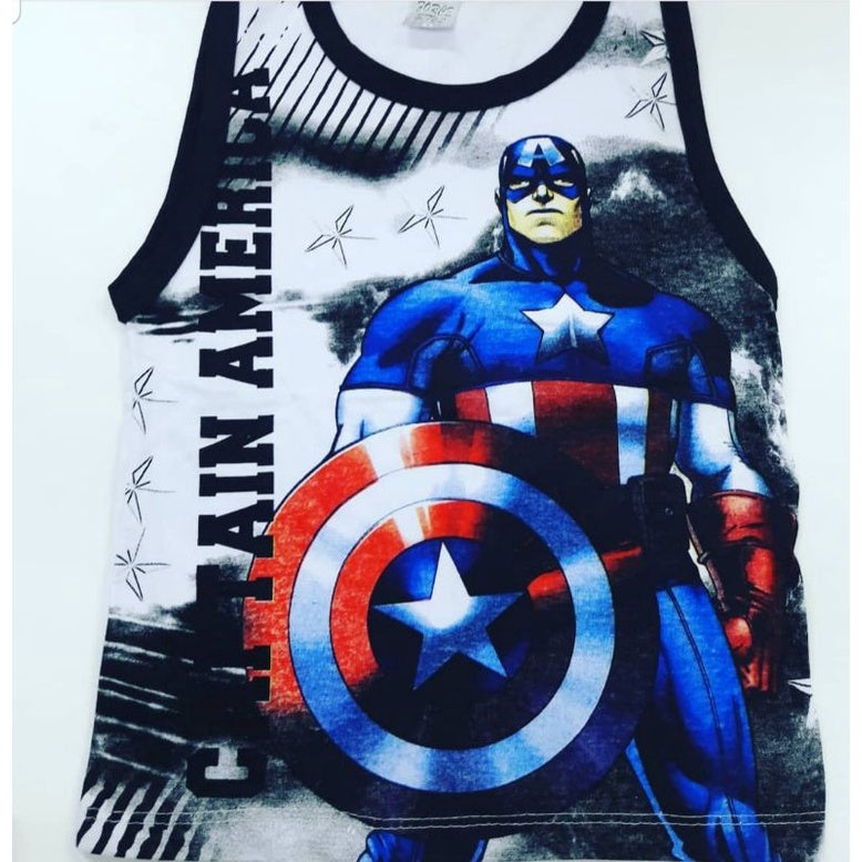 Regata Algodão Masculina Infantil Promoção - Compre 1 Leve 2