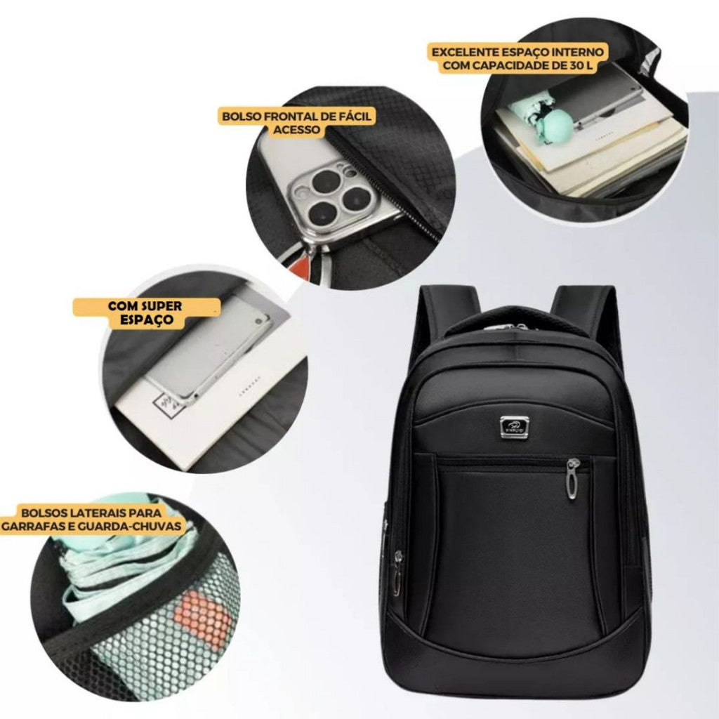Mochila Mala Reforçada Notebook Impermeável - Kaype Store