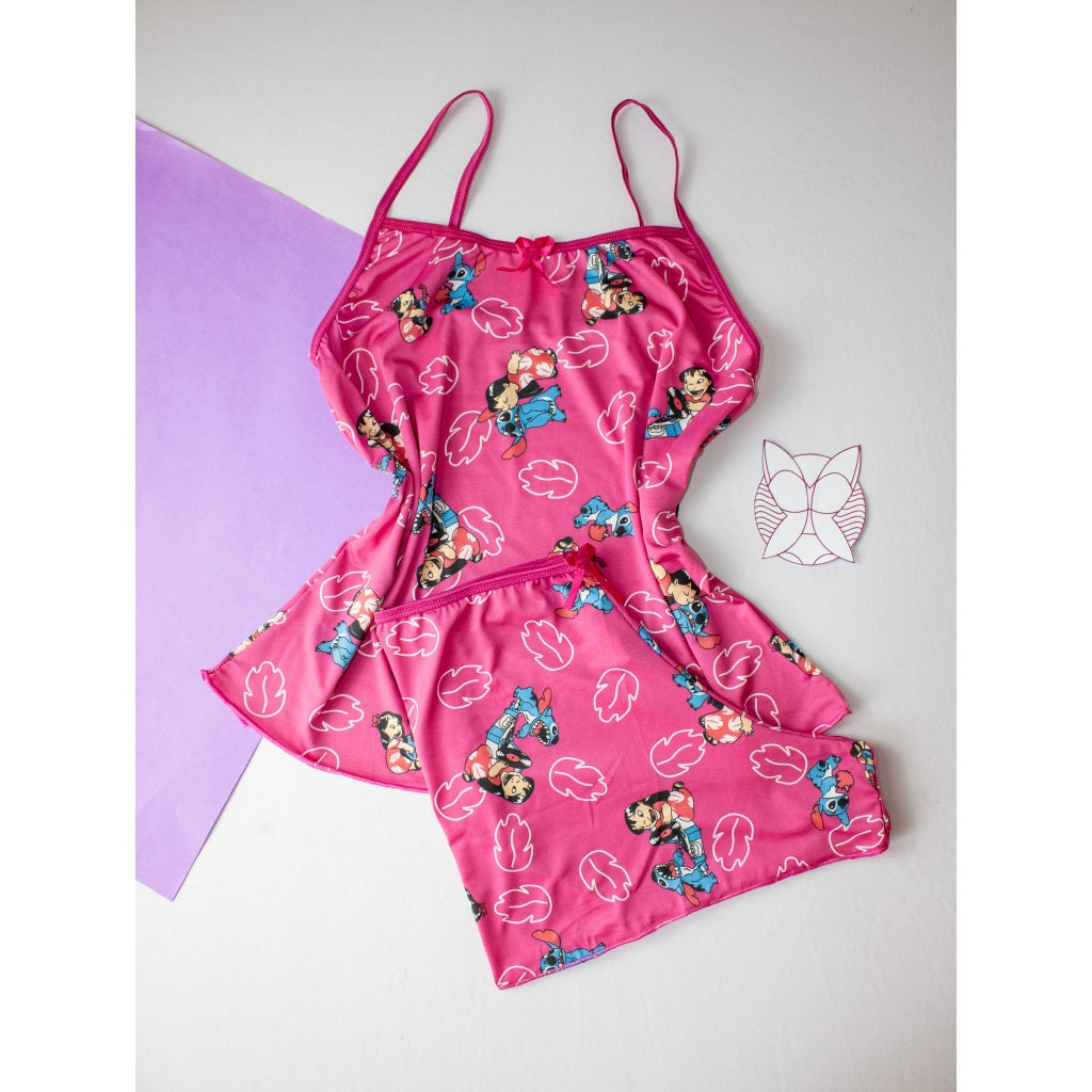 Pijama BabyDoll Feminino