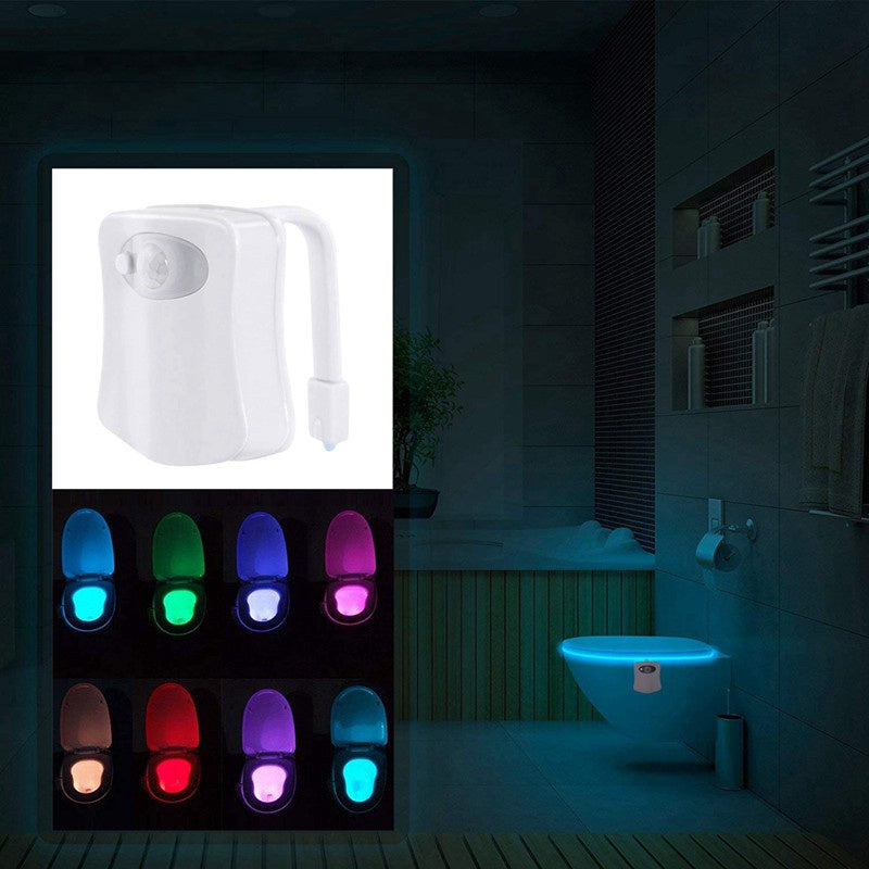 Lâmpada para Vaso Sanitário Noturna com Sensor - Iluminação e Conveniência em Seu Banheiro