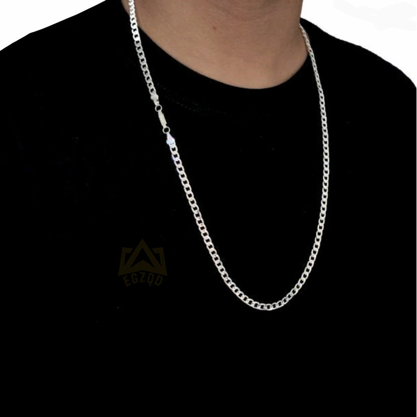 Conjunto de Corrente e Pulseira Banhado a Prata 925 - Kaype Store