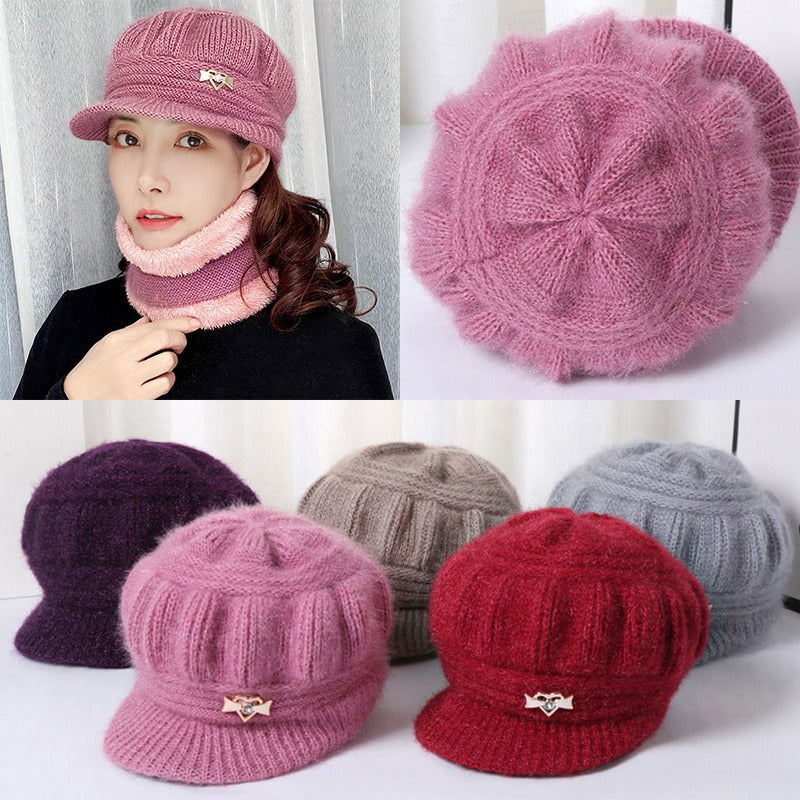 Boina Vintage Inverno Gorro de Lã Tricotado Feminino - Kaype Store