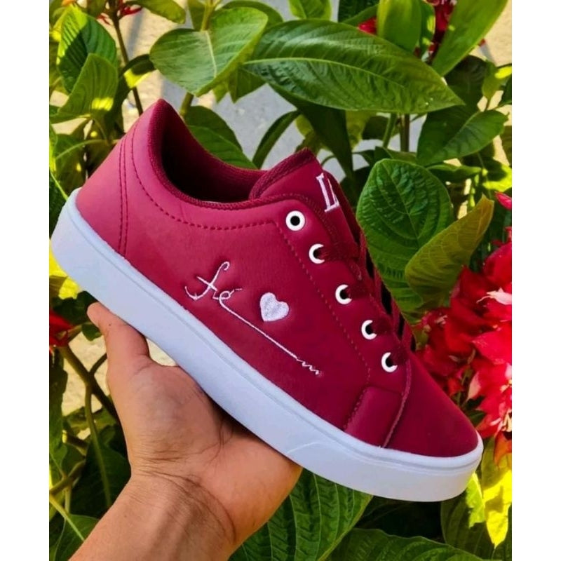 Tênis Feminino Casual "Fé" – Conforto e Estilo em Cada Passo! - Kaype Store