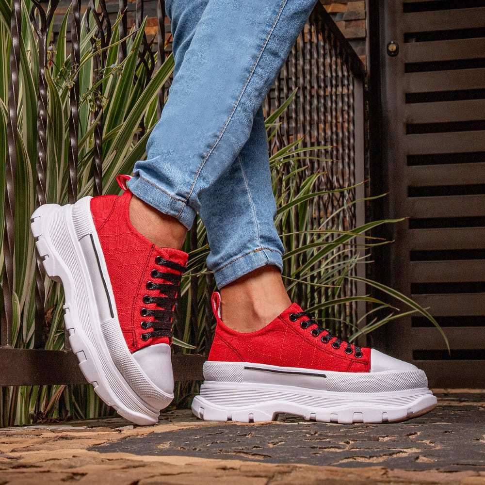 Tênis Feminino Sophia Plataforma - Kaype Store