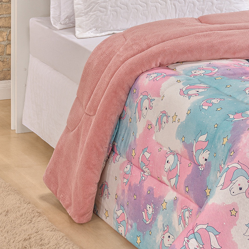 Coberdrom Edredom Grosso Colcha De Solteiro Infantil Menina/Menino - Inverno - Kaype Store