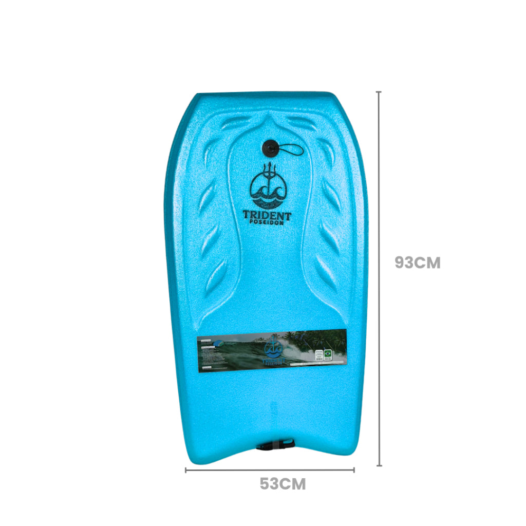 Prancha Surf BodyBoard Trident Poseidon Grande Com Leash