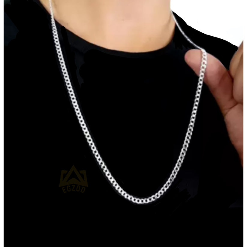 Conjunto de Corrente e Pulseira Banhado a Prata 925 - Kaype Store