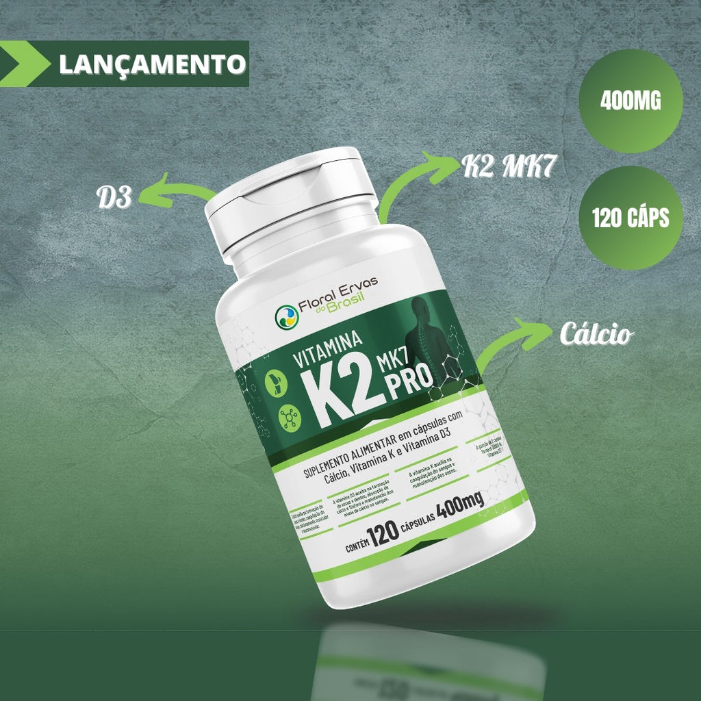 Vit K2 Pro + D3 e Cálcio - Kaype Store