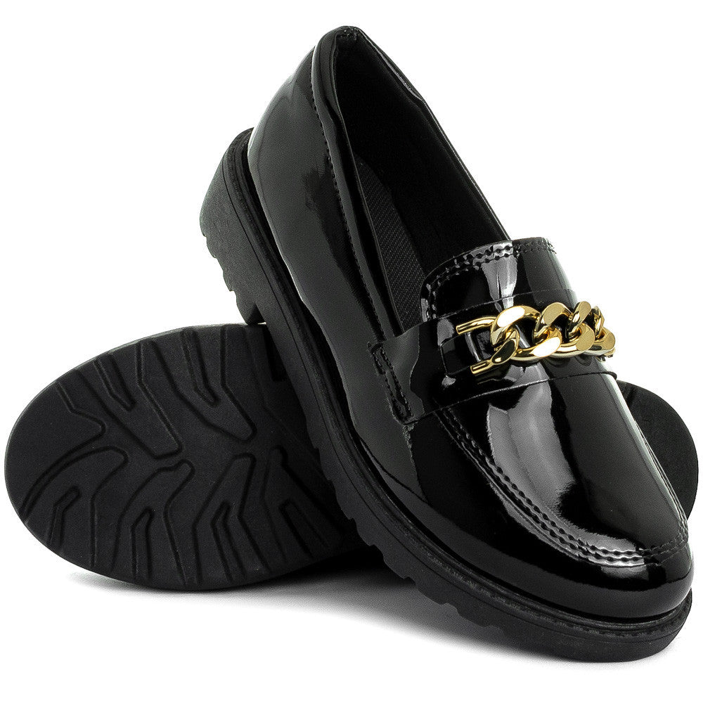 Mocassim Feminino Preto Clássico - Conforto e Estilo Para Todos os Dias - Kaype Store