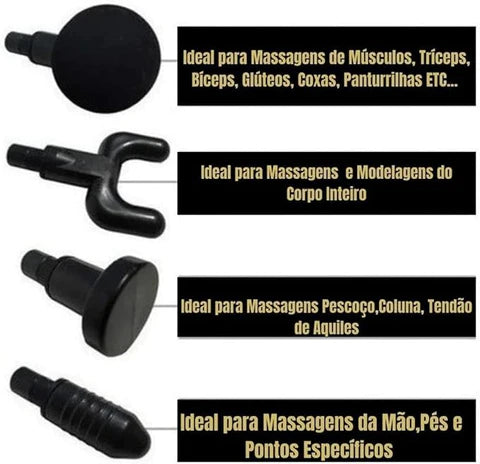 Massageador Muscular Pistola Eletrico Profissional Portatil - Pistol Pro - Kaype Store