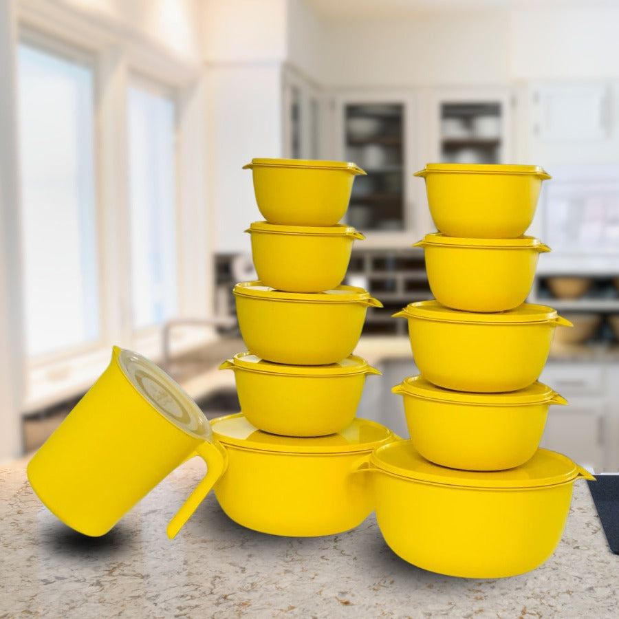 Kit 10 Potes Estilo Bowl + Jarra Brinde - Kaype Store