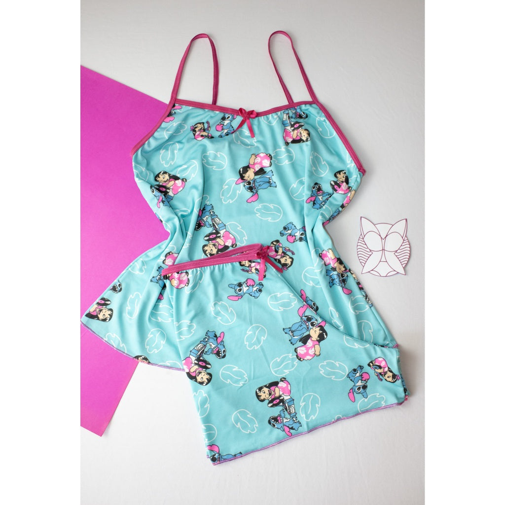 Pijama BabyDoll Feminino
