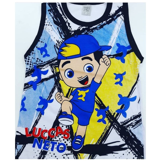Regata Algodão Masculina Infantil Promoção - Compre 1 Leve 2