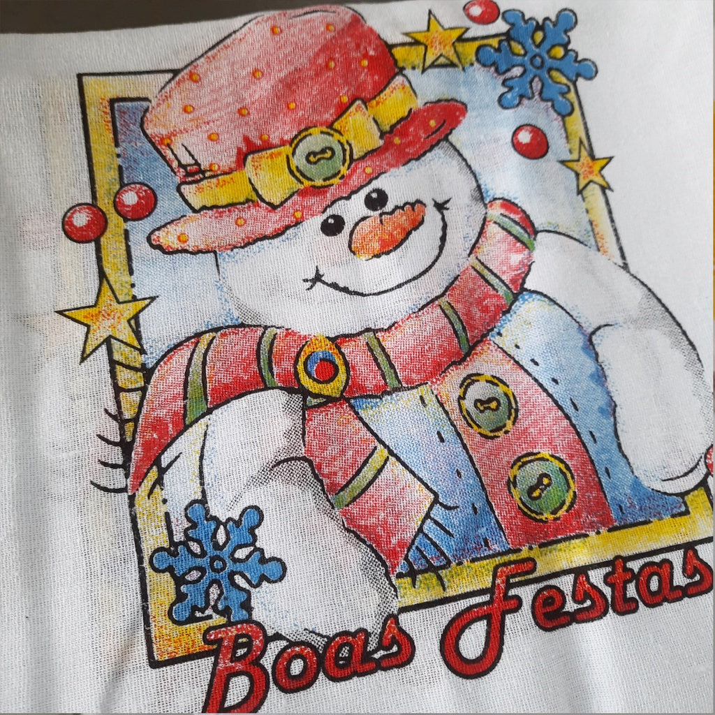 Pano de Prato Superior Natal - Kit com 10 un - Estampas Natalinas - Kaype Store