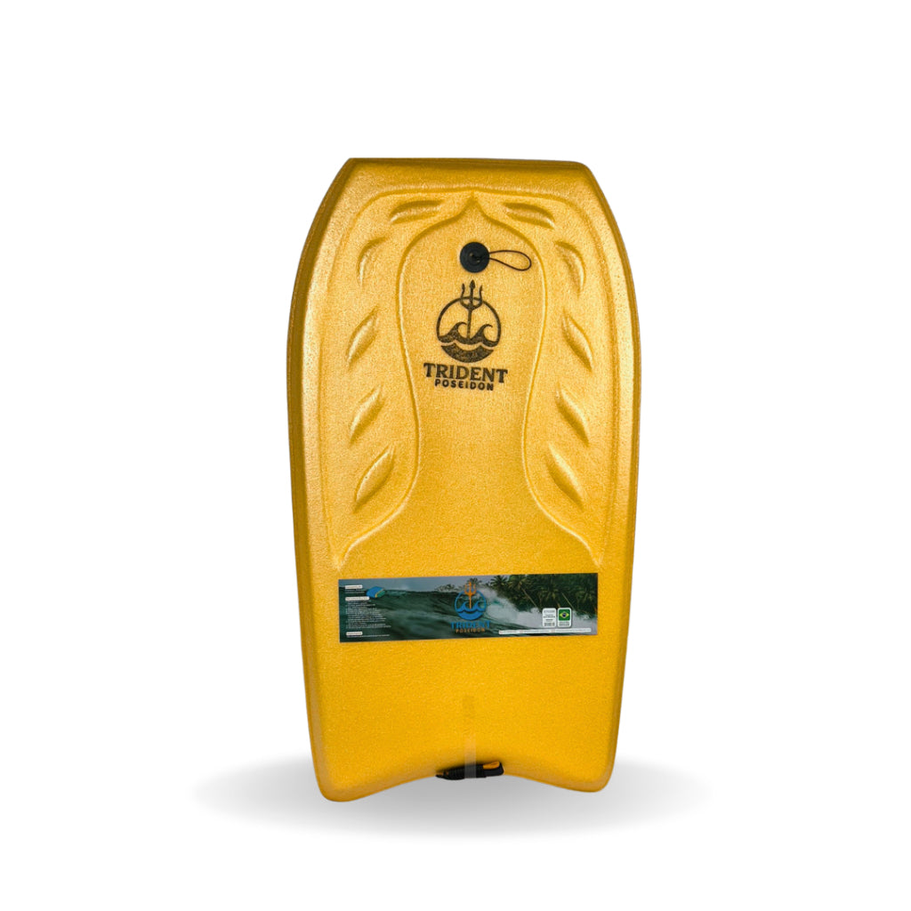 Prancha Surf BodyBoard Trident Poseidon Grande Com Leash