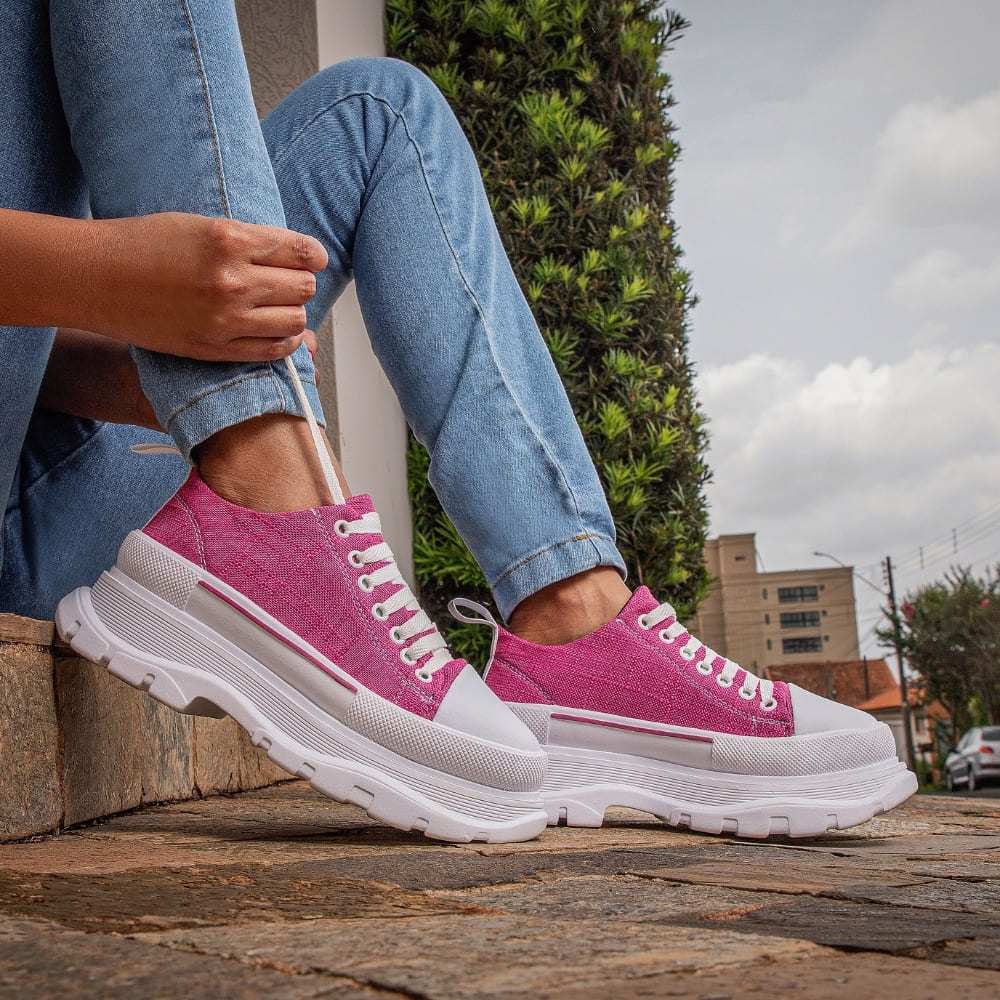 Tênis Feminino Sophia Plataforma - Kaype Store