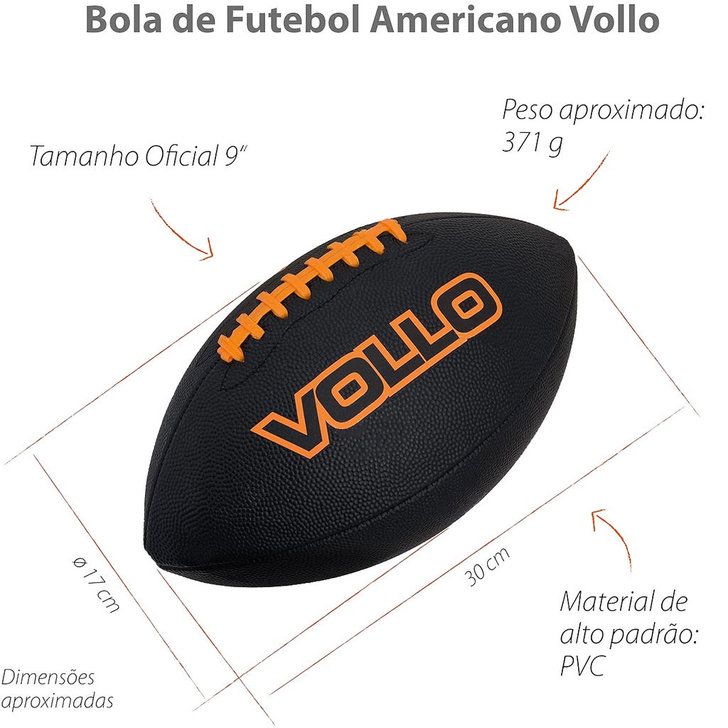 Bola de Futebol Americano Profissional Tamanho Oficial 9 - Kaype Store
