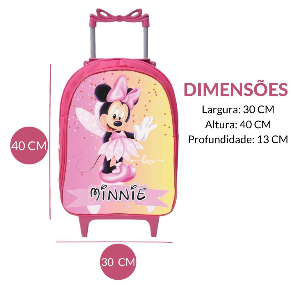 Mochila de Rodinha Infantil Femina - Kaype Store