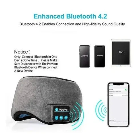 Máscara de Dormir Confort - Com Fone Bluetooth