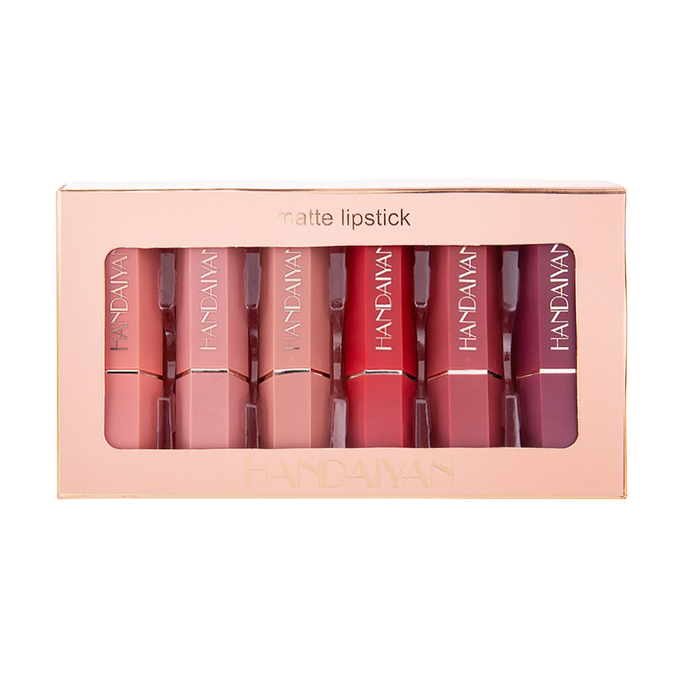Kit Caixa com Conjunto de Batom Matte 6 Peças