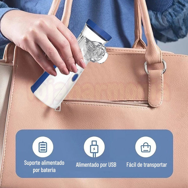 Inalador Portátil Silencioso - Adulto e Infantil | Alívio Rápido em Qualquer Lugar | KaypeStore
