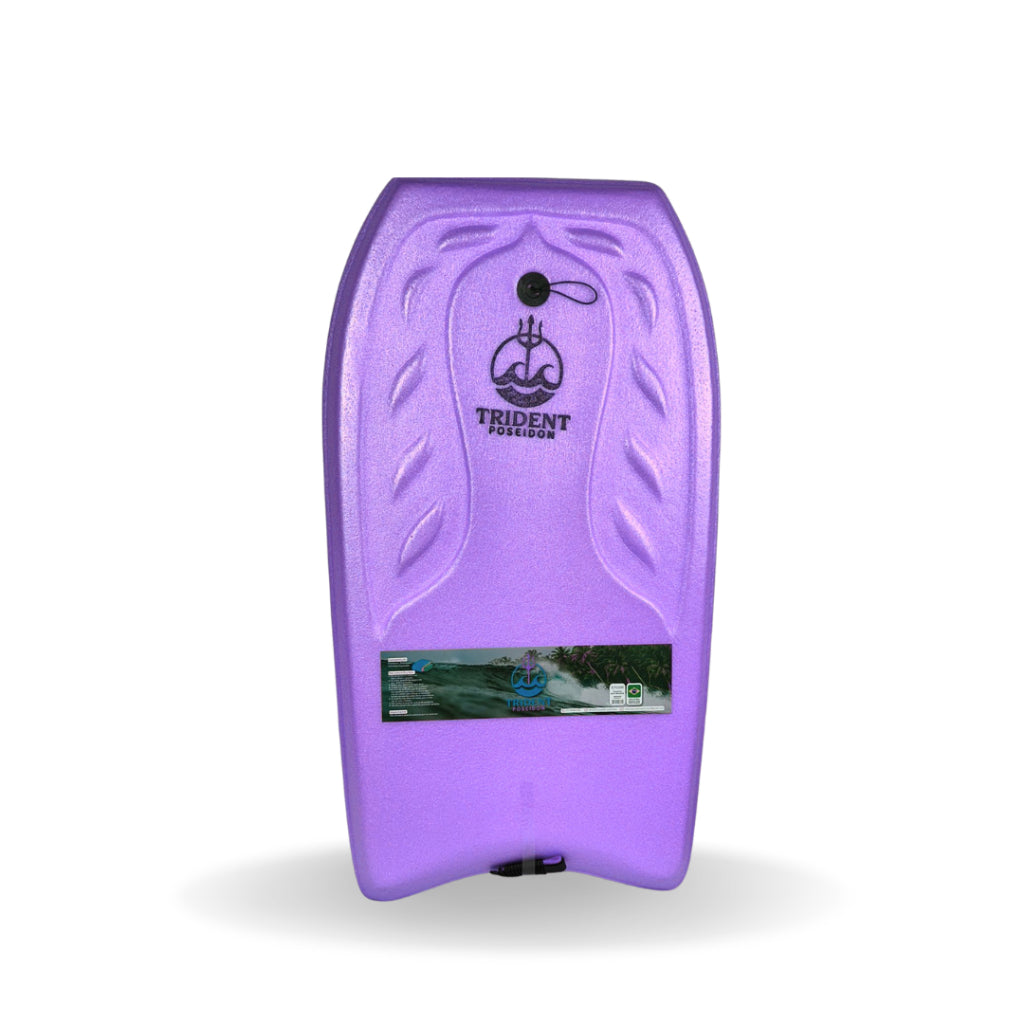 Prancha Surf BodyBoard Trident Poseidon Grande Com Leash