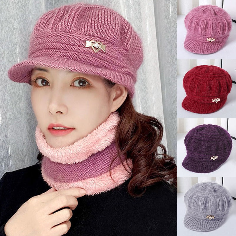 Boina Vintage Inverno Gorro de Lã Tricotado Feminino - Kaype Store