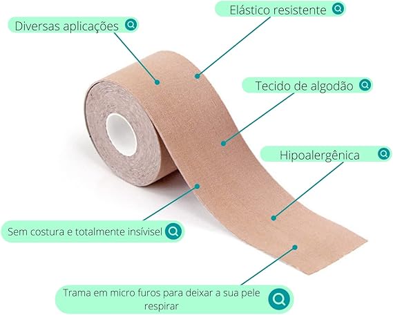 Fita Sutiã Adesiva Boob Up - Levanta Seios e Garante Sustentação - Kaype Store