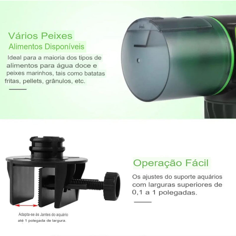 Alimentador Automatico para Peixes - Praticidade e Cuidado - Kaype Store