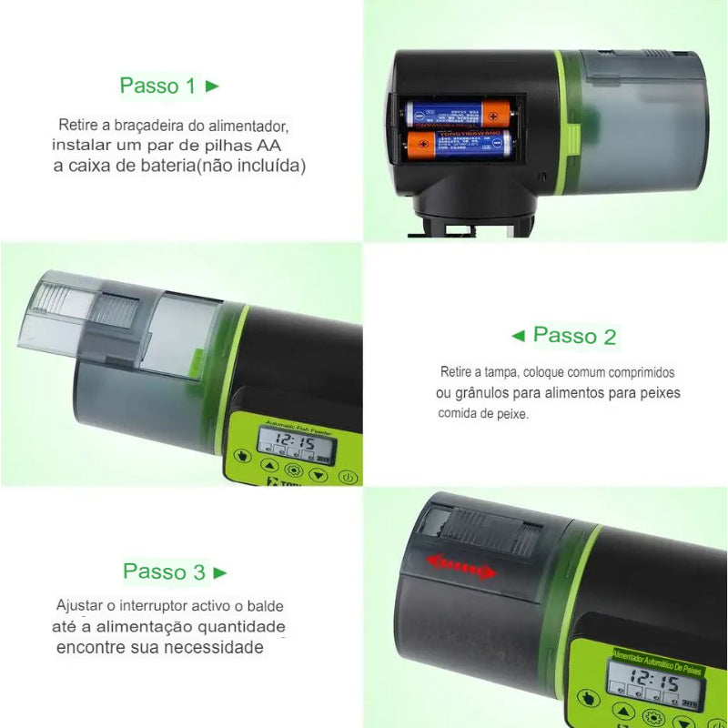 Alimentador Automatico para Peixes - Praticidade e Cuidado - Kaype Store