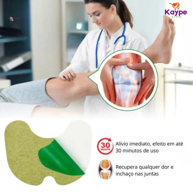 AlivioTox Original – Adesivo Anti-inflamatório para Joelho Sem Analgesico - Kaype Store