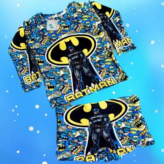 Conjunto Verão Infantil Masculino - Sunga e Camisa Térmica de Proteção Solar UV50 - Kaype Store