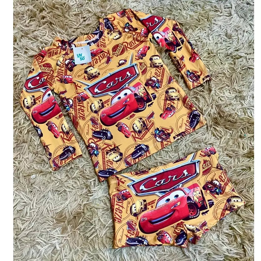Conjunto Verão Infantil Masculino - Sunga e Camisa Térmica de Proteção Solar UV50 - Kaype Store